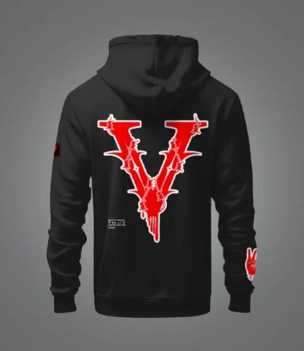 VRK Hoodie Back RED