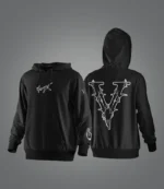 VRK Hoodie FrontBack Black